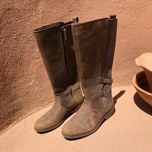 Teva Brown Knee-High Leather Waterproof Boots